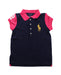 A Blue Short Sleeve Polos from Ralph Lauren in size 4T for girl. (Front View)