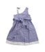 A Blue Sleeveless Dresses from Nicholas & Bears in size 4T for girl. (Back View)