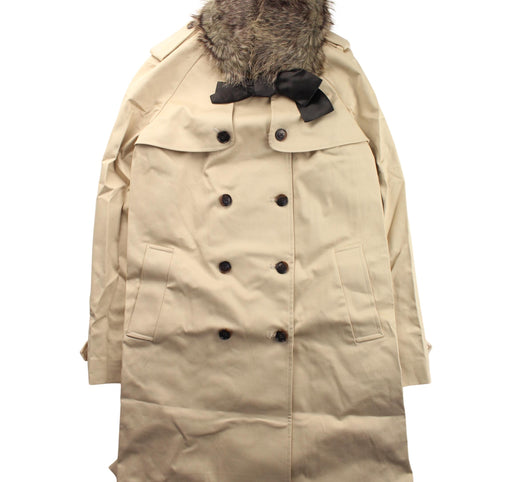 A Beige Coats from Nicholas & Bears in size 14Y for girl. (Front View)