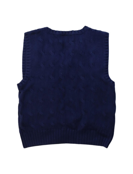 A Navy Sweater Vests from Polo Ralph Lauren in size 2T for boy. (Back View)