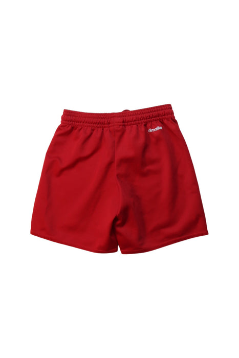 A Red Active Shorts from Adidas in size 5T for boy. (Back View)