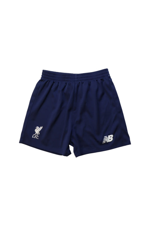 A Navy Active Shorts from New Balance in size 4T for neutral. (Front View)