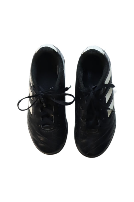 A Black Cleats/Soccer Shoes from Adidas in size 6T for boy. (Back View)