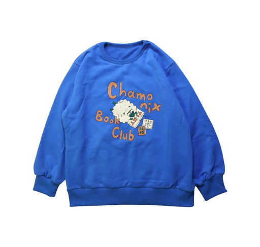A Blue Crewneck Sweatshirts from Tinycottons in size 10Y for boy. (Front View)