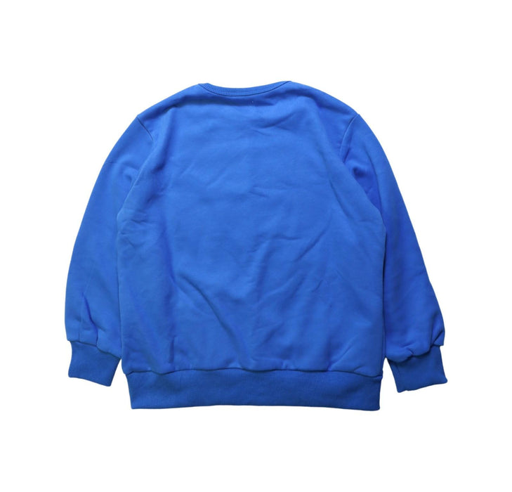 A Blue Crewneck Sweatshirts from Tinycottons in size 10Y for boy. (Back View)