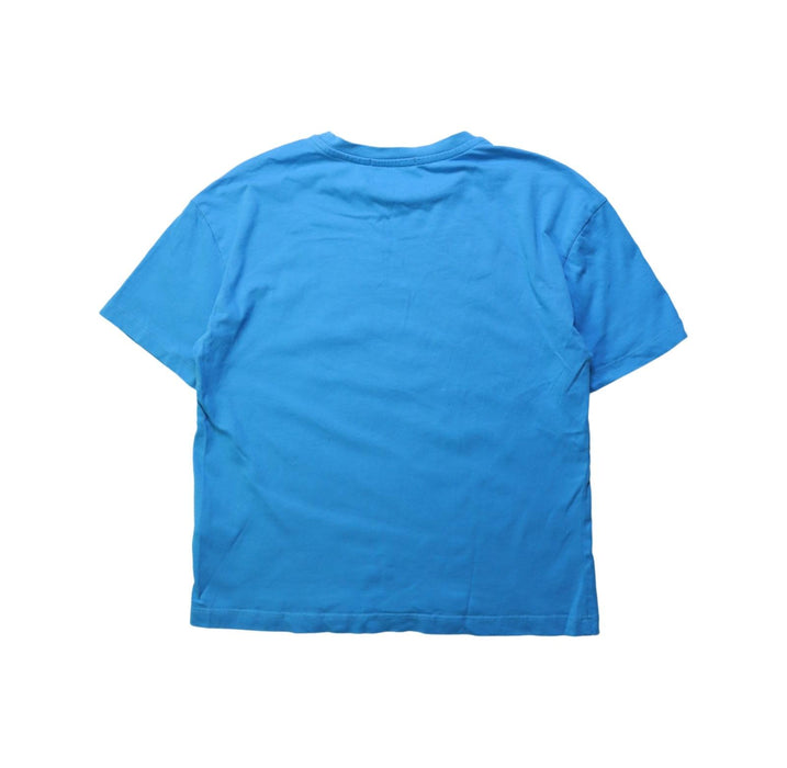 A Blue Short Sleeve T Shirts from MSGM in size 8Y for boy. (Back View)