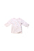 A Pink Long Sleeve Tops from Chicco in size 3-6M for girl. (Front View)