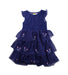 A Blue Sleeveless Dresses from Boden in size 6T for girl. (Front View)