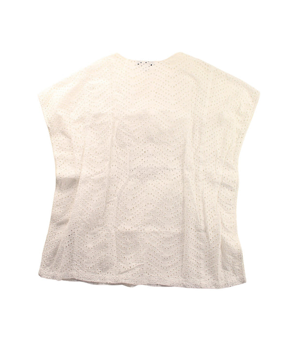 A White Cover Ups from Massimo Dutti in size 5T for girl. (Back View)