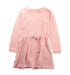 A Pink Sweater Dresses from Seed in size 9Y for girl. (Front View)