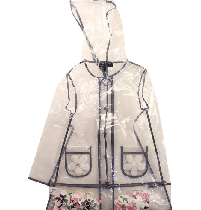 A Transparent Rain Jackets from Victoria Beckham Target in size 5T for girl. (Back View)