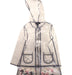A Transparent Rain Jackets from Victoria Beckham Target in size 5T for girl. (Back View)