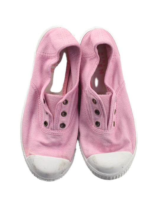 A Pink Slip Ons from Boden in size 7Y for girl. (Back View)