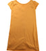 A Yellow Short Sleeve Dresses from Excuse My French in size 6T for girl. (Front View)