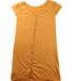 A Yellow Short Sleeve Dresses from Excuse My French in size 6T for girl. (Back View)