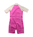 A Pink Wetsuits from Aropec in size 8Y for girl. (Back View)