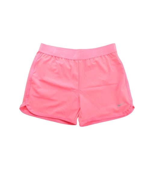 A Pink Shorts from Nike in size 14Y for girl. (Front View)