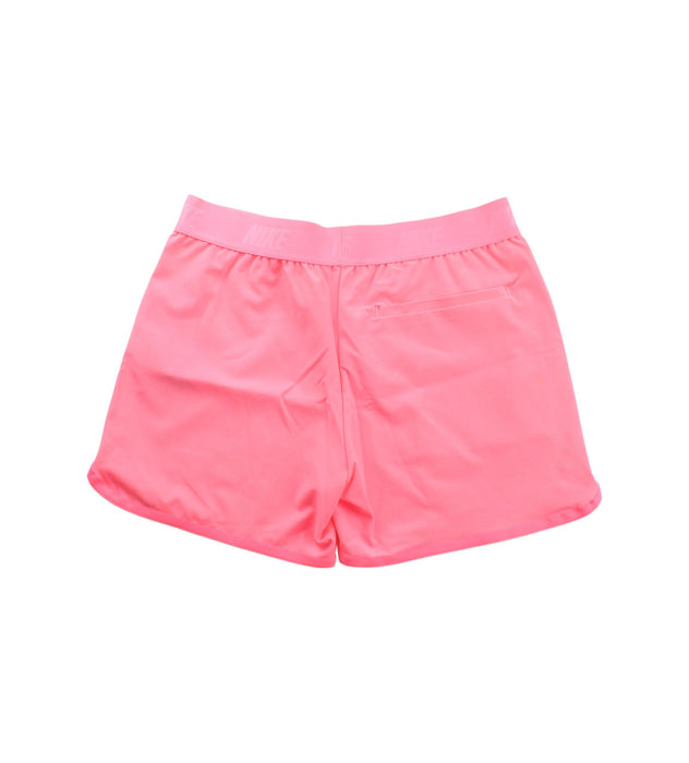A Pink Shorts from Nike in size 14Y for girl. (Back View)