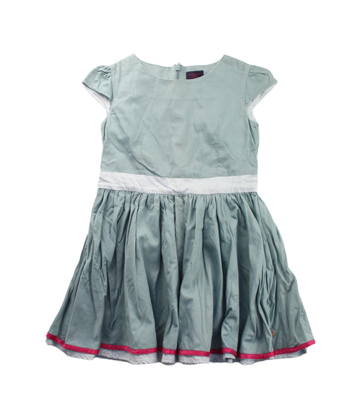 A Green Short Sleeve Dresses from Paul Smith in size 6T for girl. (Front View)