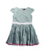 A Green Short Sleeve Dresses from Paul Smith in size 6T for girl. (Front View)