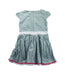 A Green Short Sleeve Dresses from Paul Smith in size 6T for girl. (Back View)