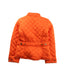 A Orange Puffer/Quilted Jackets from Ralph Lauren in size 7Y for girl. (Back View)