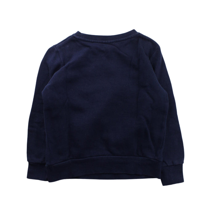 A Blue Crewneck Sweatshirts from Seed in size 5T for girl. (Back View)