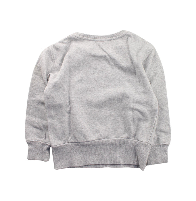 A Grey Crewneck Sweatshirts from Seed in size 5T for girl. (Back View)