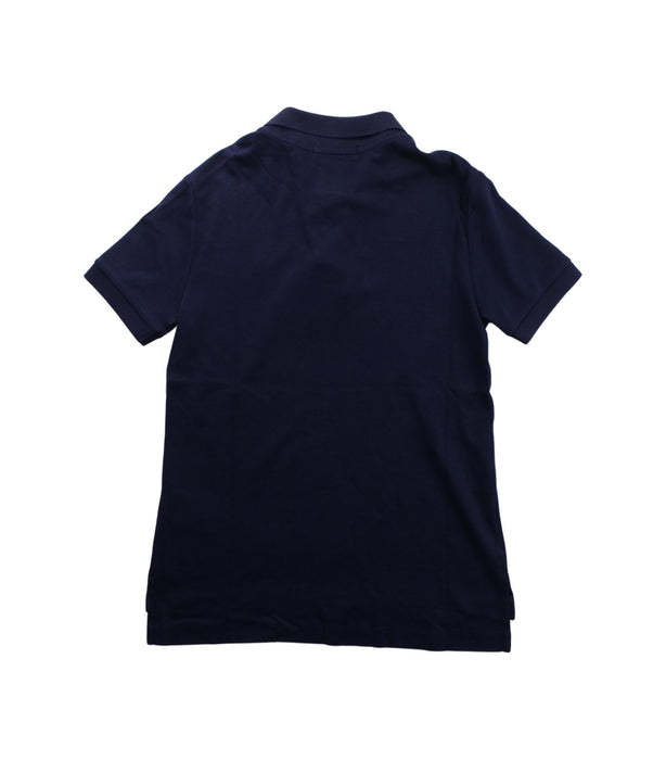 A Blue Short Sleeve Polos from Polo Ralph Lauren in size 7Y for boy. (Back View)