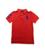 A Red Short Sleeve Polos from Polo Ralph Lauren in size 8Y for boy. (Front View)