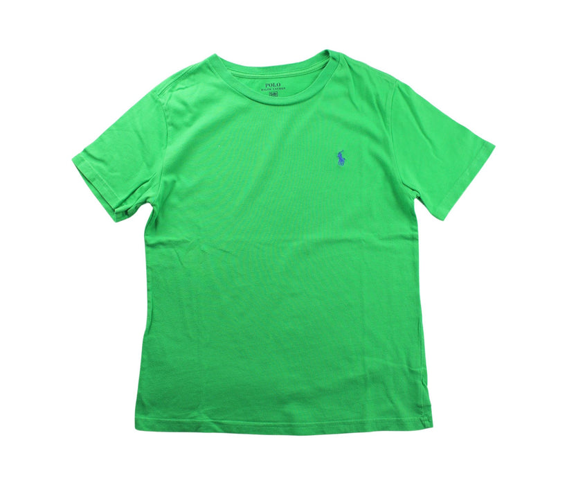 A Green Short Sleeve T Shirts from Polo Ralph Lauren in size 8Y for boy. (Front View)