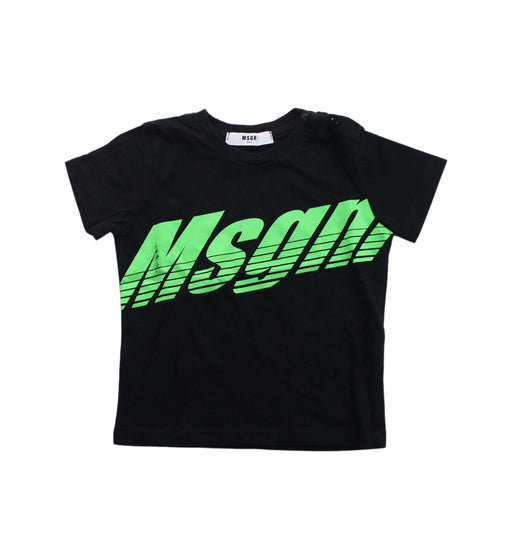 A Blue Short Sleeve T Shirts from MSGM in size 2T for girl. (Front View)