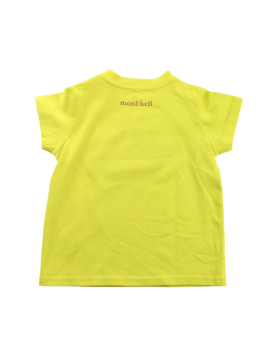 A Yellow Short Sleeve T Shirts from Mont-bell in size 12-18M for boy. (Back View)
