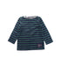 A Blue Long Sleeve T Shirts from Miki House in size 18-24M for boy. (Front View)