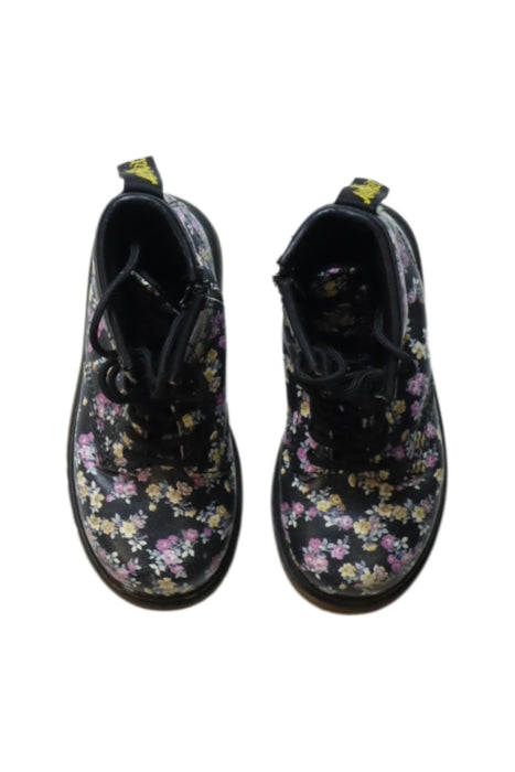 A Multicolour Casual Boots from Dr. Martens in size 4T for girl. (Back View)