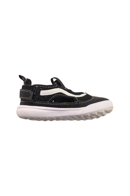 A Black Sneakers from Vans in size 18-24M for boy. (Front View)