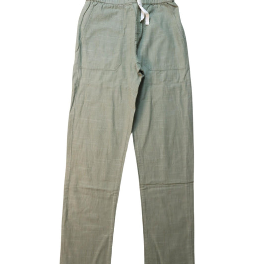 A Green Casual Pants from Bonpoint in size 12Y for boy. (Front View)