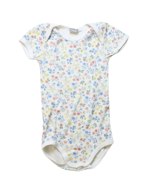 A Multicolour Short Sleeve Bodysuits from Petit Bateau in size 12-18M for girl. (Front View)