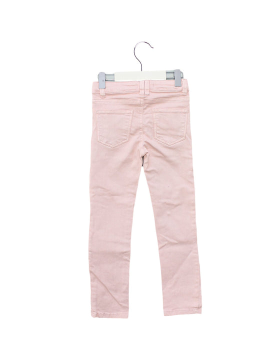 A Pink Casual Pants from Monoprix in size 5T for girl. (Back View)