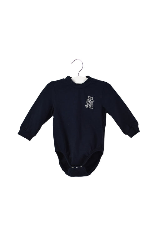 A Navy Long Sleeve Bodysuits from Nicholas & Bears in size 3-6M for boy. (Front View)