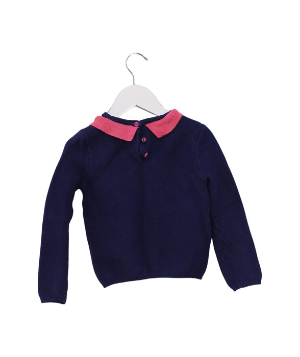 A Navy Knit Sweaters from Sergent Major in size 18-24M for girl. (Back View)