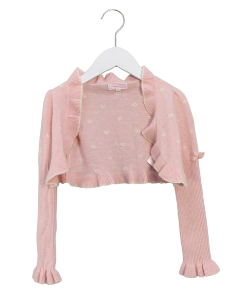 A Pink Cardigans from Nicholas & Bears in size 6T for girl. (Front View)