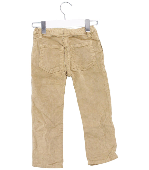 A Beige Casual Pants from Les Enfantines in size 3T for boy. (Back View)