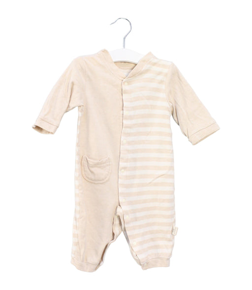 A Beige Long Sleeve Jumpsuits from Primeval in size 3-6M for boy. (Front View)