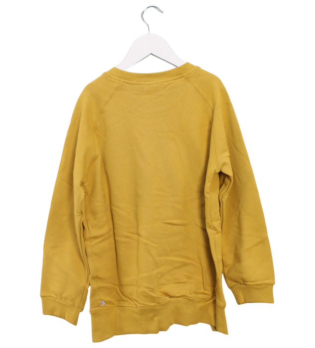 A Yellow Crewneck Sweatshirts from Felix & Mina in size 4T for boy. (Back View)