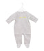 A Grey Long Sleeve Jumpsuits from Maison Labiche in size 3-6M for boy. (Front View)