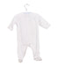 A White Onesies from DPAM in size 0-3M for girl. (Back View)