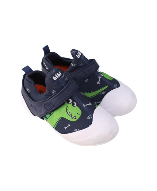 A Navy Sneakers from Bibi in size 7Y for boy. (Front View)