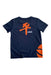 A Navy Short Sleeve T Shirts from The Independent Schools Foundation Academy in size 4T for boy. (Back View)
