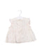A White Sleeveless Tops from Velveteen in size 12-18M for girl. (Front View)